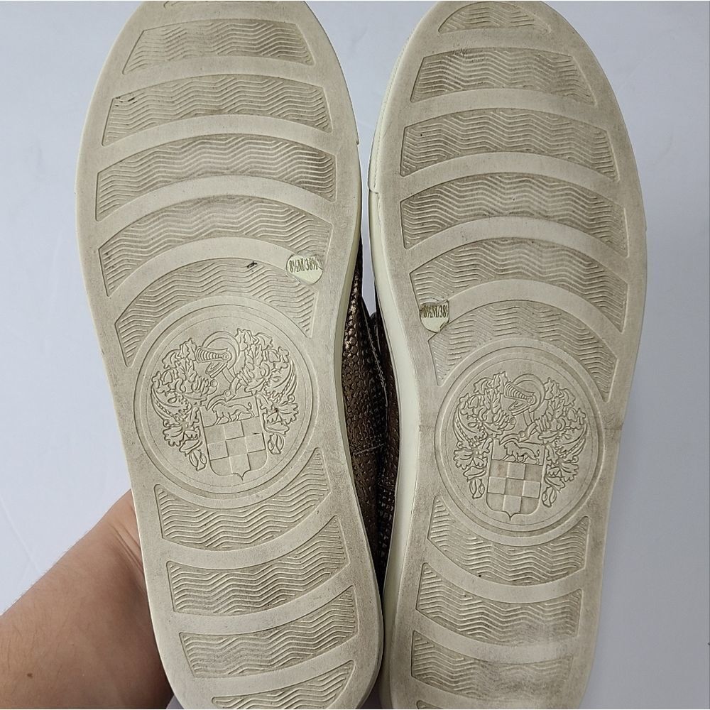 Vince Camuto Slip-On Golden Sneakers Size 8.5‎ - Picture 9 of 11